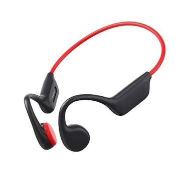 Imagem de X7 TWS Fones de Bone Bluetooth De Condução headset com 32G MP3 Player IPX8 À Prova D'água Fone (Vermelho)