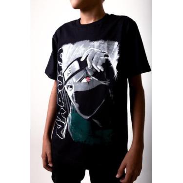 Imagem de Camiseta KaKachi Infantil Camisa Estampada Anime Básica Unissex - Glev