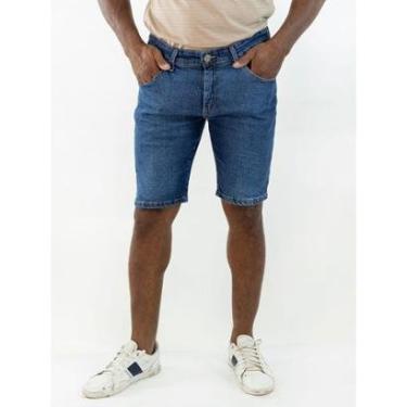 Imagem de Bermuda Masculina Jeans Clássica Skinny Algodão Anticorpus-Masculino