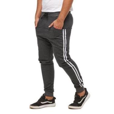 Imagem de CALÇA DE MOLETOM MASCULINA SARUEL SKINNY SPORT LUXO-Masculino