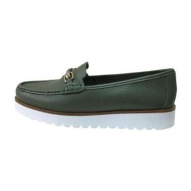 Imagem de Mocassim Andacco Militar Couro Confort Solado Alto-Feminino