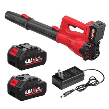 Imagem de Soplador de hojas inalámbrico FULLYEA 21V con 2 baterías de 4.0Ah
