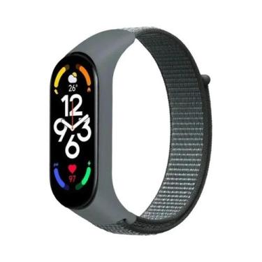 Imagem de Pulseira De Nylon Ajustável Para Mi Band 7 6 5 4 3, Substituição De Pu