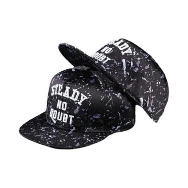 Imagem de Boné De Beisebol Masculino Ajustável Com Aba Reta, Estilo Hip-hop, Bor