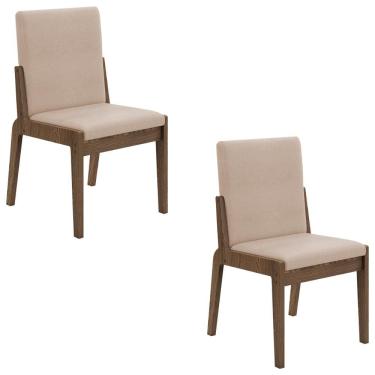 Imagem de Conjunto de 2 Cadeiras Sinfonia com Estofado em Linho