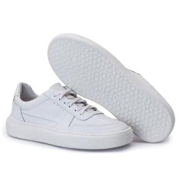 Imagem de Sapatênis Masculino em Couro Legítimo Casual Confortável Sapato Moderno Premium com Solado Macio Antiderrapante Luxo