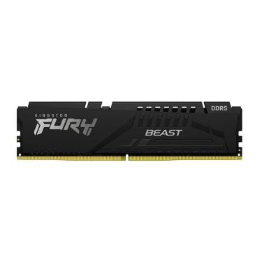 Imagem de Memória RAM Kingston Fury Beast, 16GB, 5600MHz, DDR5, CL40, para Intel XMP, Preto - KF556C40BB-16-Unissex