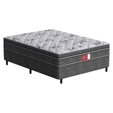 Imagem de Cama Box Conjugada Probel Espuma D28 Ortopédico Unique Active Casal 138cm
