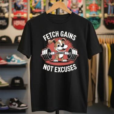 Imagem de Camiseta Masculina Personalizada Academia Camisa Básica Treino Muscula