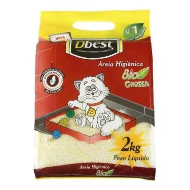 Imagem de Dbest Bio Grossa Areia Sanitária Higiênica Biodegradável Para Gatos 2k