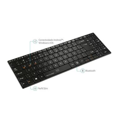 Imagem de Teclado Multilaser Slim Ts300 Sem Fio - Tc220