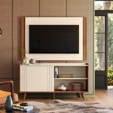 Imagem de Rack com Painel Fresno para Tv 50 Polegadas 160,5cmx160cm New Austin -