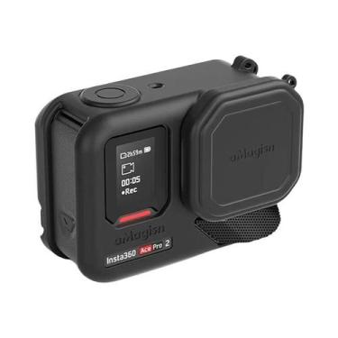 Imagem de Capa De Silicone Insta360 Ace pro 2 Com Tampa De Lente E Mini Bolsa De