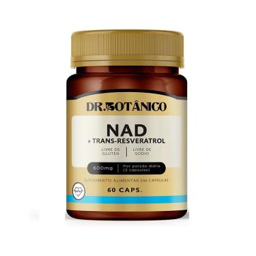 Imagem de NAD + TRANS-RESVERATROL 600MG 60CAPS DR. BOTANICO