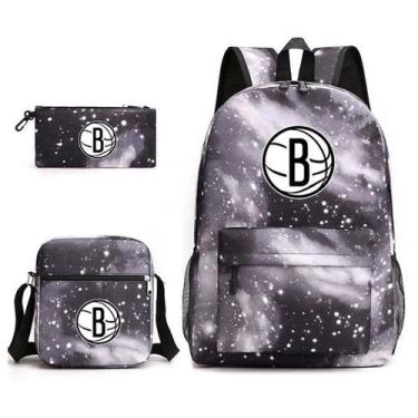 Imagem de Conjunto de mochilas: 3 peças B Basketball School com bolsa de ombro p
