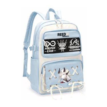 Imagem de Mochila escolar Arknights Reeds Flames Shadows para crianças - yiweisa