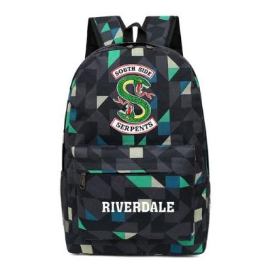 Imagem de Mochila escolar infantil Riverdales com impressão 3D Oxford 460g - yiw