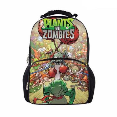 Imagem de Mochila Anime School Bag Plants Zombies Kids Poliéster - yiweisai