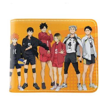 Imagem de Carteira Anime Haikyuu Carteira curta de couro - Yiweisai