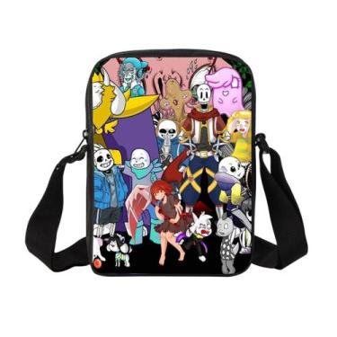 Imagem de Bolsa Messenger Bolsa de ombro de lona Undertales Sans Anime - Yiweisa