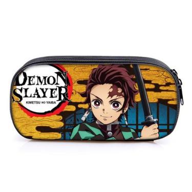 Imagem de Bolsa de lápis Demons Slayers Kamados Tanjirous para crianças - yiweis
