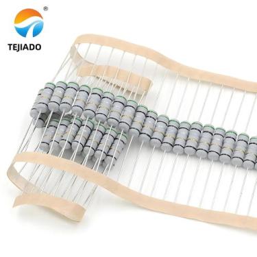 Imagem de Resistor de enrolamento de fusível 2w 5% 0,1R/0,47R/1R/4,7R/5,1R/10R/4