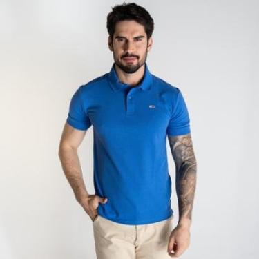 Imagem de Camisa Polo Tommy Jeans Azul-Masculino