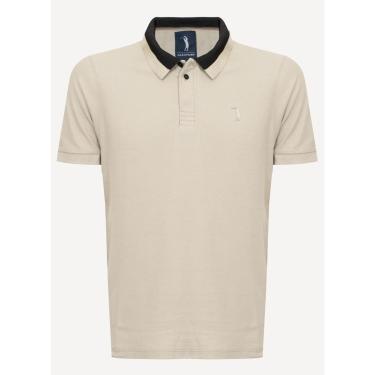 Imagem de Camisa Polo Aleatory Manga Curta Portofino Cinza-Masculino