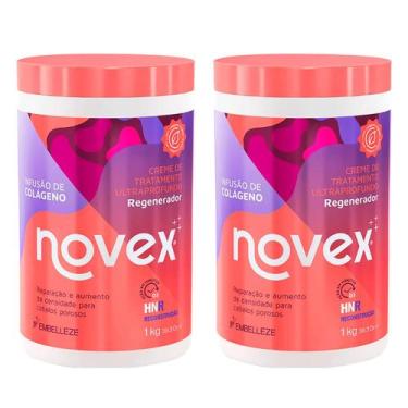 Imagem de Kit 2 und Creme Tratamento Novex Infusao De Colageno 1kg - Embelleze