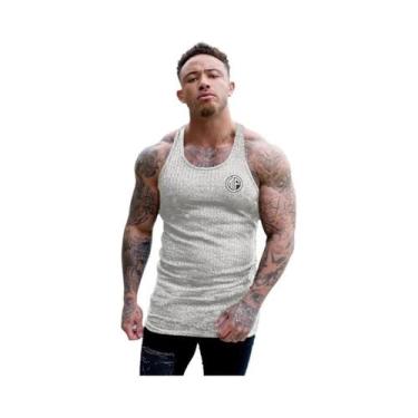 Imagem de Camiseta Sem Mangas Slim Fit Para Homens, Rápido Secagem E Respirável,