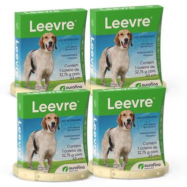 Imagem de Kit 4 Unidades Coleira Leevre 32,75g Com 63cm