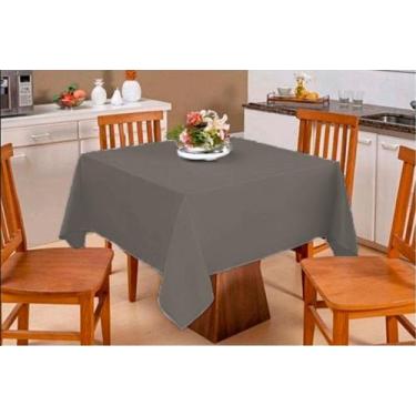 Imagem de Kit 10 Toalha de Mesa 1,50 x 1,00 Quadrada Tecido Oxford Grosso - Poli