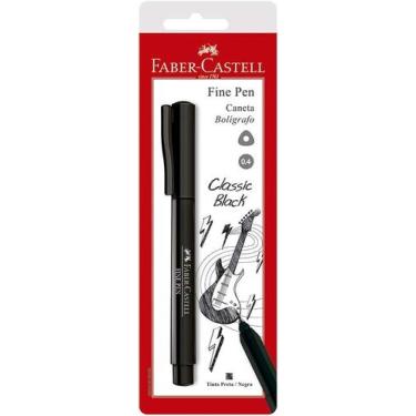 Imagem de Caneta Fine Pen, Faber-Castell, SM/FPBPRZF, Preta