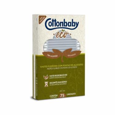 Imagem de Hastes flexiveis cottonbaby c/75 ecologica