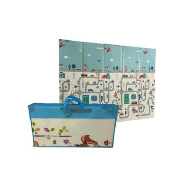 Imagem de Tapete Infantil Dobravel Impermeável Dupla Face Bebe - Clickshop24