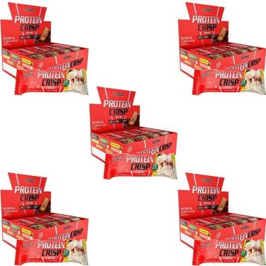 Imagem de Kit 5X Protein Crisp Bar - 12 Unidades 45g Leite Nino com Creme de Avelã - IntegralMédica-Masculino