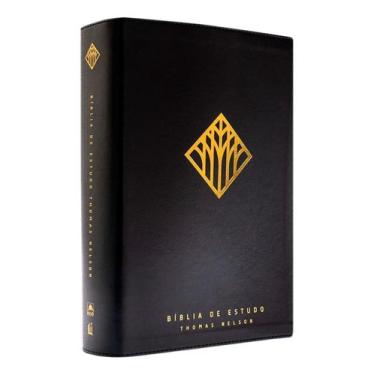 Imagem de Livro - Bíblia de Estudo Thomas Nelson NVI, Capa luxo preta, Leitura P