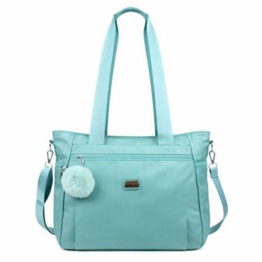 Imagem de Bolsa Feminina Grande Estilo Sacola Alça Transversal Bolso Lateral Rep