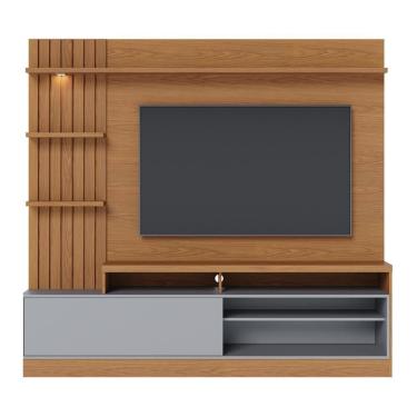 Imagem de Estante Home Para TV 65 Pol 200 cm Maceio Com Led CLB