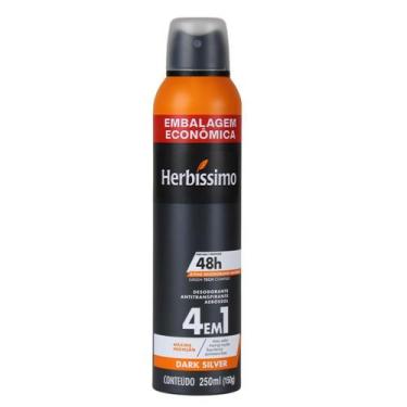 Imagem de Desodorante herbissimo bis aer 250ml dark silver - Herbíssimo