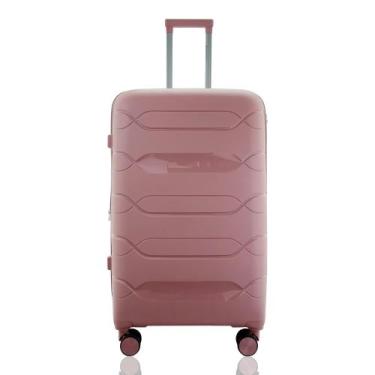 Imagem de Mala Grande Polipropileno Despachada Viagem Internacional Expansiva Ro