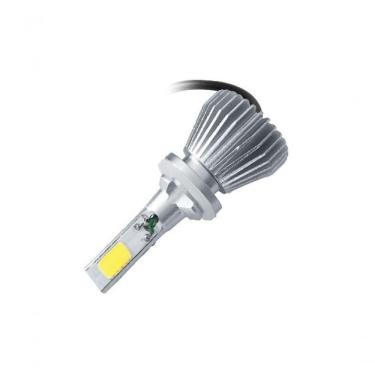 Imagem de Lâmpada Automotiva LED para Farol POWERLED 3D H27 6000K Branco 12V 24V Compatível com C...