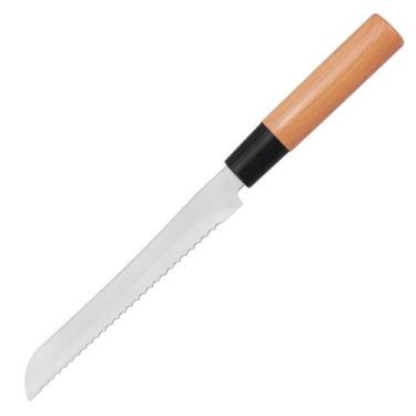 Imagem de Faca Para Pão Bolo Japan Lâmina Aço Inox Profissional 8" K - Losan