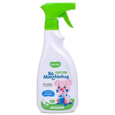 Imagem de Removedor Manchas Roupa Bebê e Criança - Pré-Lavagem Remove Leite, Gordura, Papinha, Suco de Frutas - Tira Manchas Vegano, Biodegradável, Sem Cloro, Fragrância Suave | Xô Manchinhas - BioClub