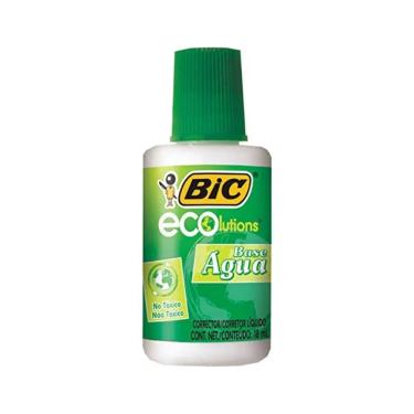 Imagem de Corretivo Líquido BIC Eco BIC 18ML à Base de Água sem Odor e Atóxico para Uso Escolar e Profissional 18ML
