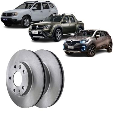 Imagem de Disco de Freio Dianteiro Ventilado D705B para Renault Captur Duster Oroch Eficiência na...