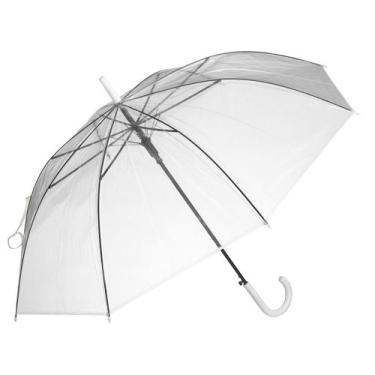 Imagem de Guarda-chuva Transparente com Abertura Automática - 81,5 cm de Altura 