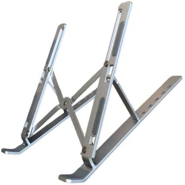 Imagem de Suporte Base Apoio Notebook Laptop Tablet Dobrável Ajustável - NLS, Pr