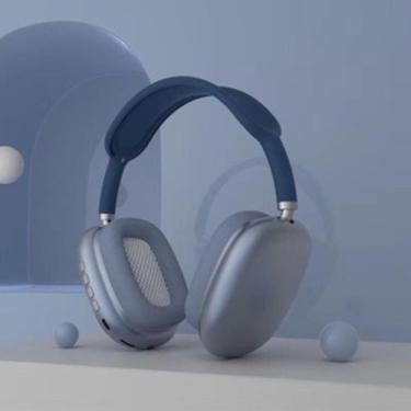 Imagem de Fone de ouvido Sem fio Bluetooth P9 - Rhos, Azul