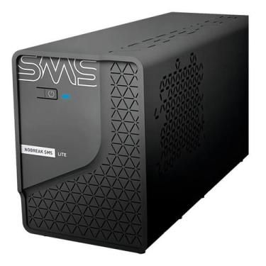 Imagem de Nobreak sms ups 1200va lite rms pwm bivolt saida 115v, Preto, Bivolt